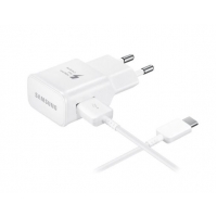 Įkroviklis originalus Samsung Fast Charging (EP-TA200W) (15W) baltas + microUSB laidas