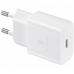 Įkroviklis originalus Samsung Fast Charging (Type-C) (EP-T1510NWEGEU) (15W) baltas su įpakavimu