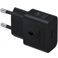 Įkroviklis originalus Samsung Super Fast Charging (Type-C) EP-T2510NBEGEU (25W) juodas su įpakavimu