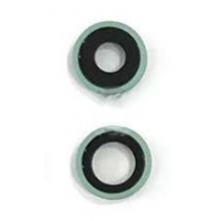 iPhone 11 kameros stikliukas su rėmeliu Green (2pcs)