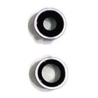 iPhone 11 kameros stikliukas su rėmeliu Purple (2pcs)