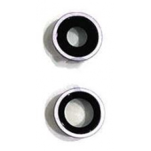 iPhone 11 kameros stikliukas su rėmeliu Purple (2pcs)