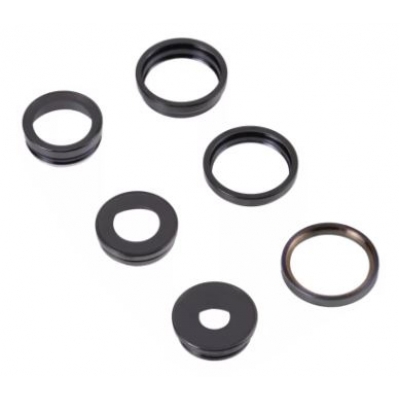 iPhone 14 Pro / 14 Pro Max kameros stikliukas su rėmeliu Space Black (3pcs) iPhone 14 Pro / 14 Pro Max kameros stikliukas su rėmeliu Space Black (3pcs)