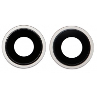 iPhone 14 / 14 Plus kameros stikliukas su rėmeliu Starlight (2pcs)