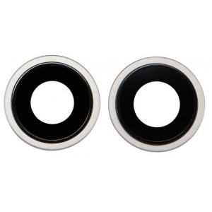 iPhone 14 / 14 Plus kameros stikliukas su rėmeliu Starlight (2pcs)