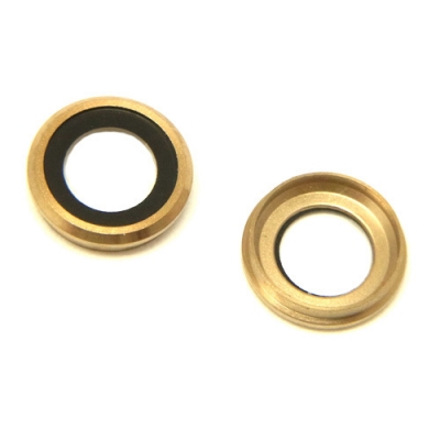 iPhone 6 / 6S kameros stikliukas auksinis iPhone 6 / 6S kameros stikliukas auksinis