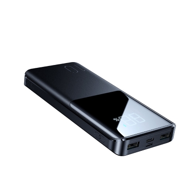 Išorinė baterija POWER BANK JOYROOM (JR-QP191) 10000mAh (2xUSB; 1xUSB-C; 22.5W) juoda