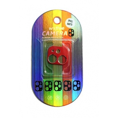 Kameros apsauga Apple iPhone 11 raudona