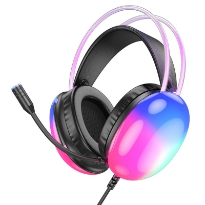 Laisvų rankų įranga HOCO W109 Gaming (USB 7.1) juoda Laisvų rankų įranga HOCO W109 Gaming (USB 7.1) juoda
