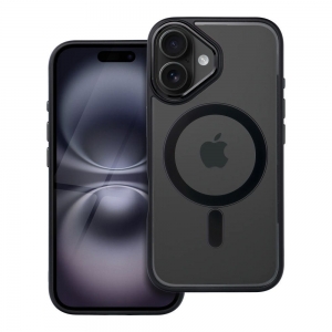 Dėklas Color Edge Mag Cover (MagSafe) skirtas iPhone 16 juodas