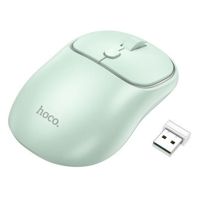 Pelė HOCO GM25 belaidė žalios spalvos Pelė HOCO GM25 belaidė žalios spalvos