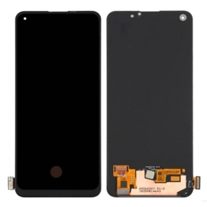 Ekranas Oppo A94 4G / 5G / A74 4G / Realme 7 Pro / 8 Pro su lietimui jautriu stikliuku Black