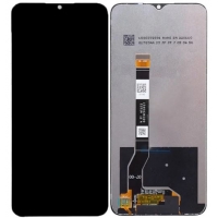 Ekranas Realme Narzo 50 5G / V23 4G / Oppo A97 5G su lietimui jautriu stikliuku Black