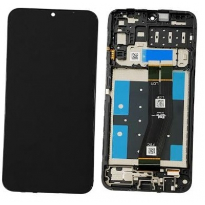 Ekranas Samsung A145 A14 4G 2023 su lietimui jautriu stikliuku ir rėmeliu Black originalus (used Grade B) Ekranas Samsung A145 A14 4G 2023 su lietimui jautriu stikliuku ir rėmeliu Black originalus (used Grade B)