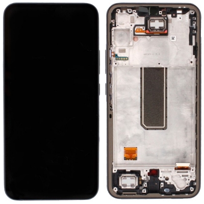 Ekranas Samsung A346 A34 5G 2023 su lietimui jautriu stikliuku ir rėmeliu Graphite originalus (used Grade B) Ekranas Samsung A346 A34 5G 2023 su lietimui jautriu stikliuku ir rėmeliu Graphite originalus (used Grade B)