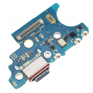 Lanksčioji jungtis Samsung G981 / G980 S20 su įkrovimo kontaktu, mikrofonu originali (used Grade A)