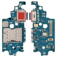 Lanksčioji jungtis Samsung G996 S21 Plus su įkrovimo kontaktu, mikrofonu, SIM lizdu originali (used Grade A)