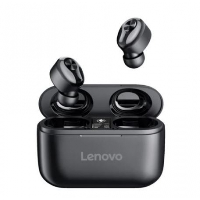 Belaidė laisvų rankų įranga Lenovo HT18 TWS juoda Belaidė laisvų rankų įranga Lenovo HT18 TWS juoda
