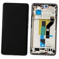 Ekranas Xiaomi 13 Lite su lietimui jautriu stikliuku Black originalus (service pack)
