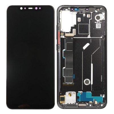 Ekranas Xiaomi Mi 8 su lietimui jautriu stikliuku ir rėmeliu Black originalus (service pack) Ekranas Xiaomi Mi 8 su lietimui jautriu stikliuku ir rėmeliu Black originalus (service pack)