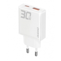Įkroviklis Dudao (A30EU) (1xUSB-C; 1xUSB 30W) baltas