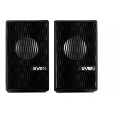Kolonėlės (2vnt) Sven (SV-021399) (3.5mm) juodos spalvos Kolonėlės (2vnt) Sven (SV-021399) (3.5mm) juodos spalvos
