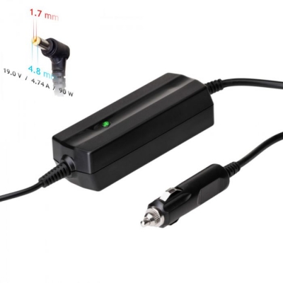 Automobilinis nešiojamojo kompiuterio pakrovėjas Akyga AK-ND-35 (19V / 4.74A 90W 4.8 x 1.7mm) HP 1.2m Automobilinis nešiojamojo kompiuterio pakrovėjas Akyga AK-ND-35 (19V / 4.74A 90W 4.8 x 1.7mm) HP 1.2m