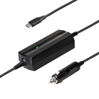 Automobilinis nešiojamojo kompiuterio pakrovėjas Akyga AK-ND-83 (5-20V / 3-3.25A 65W) USB Type C 1.8m Power Delivery