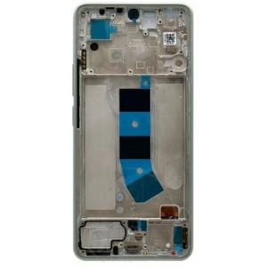 Ekranas Xiaomi Redmi Note 13 4G su lietimui jautriu stikliuku ir rėmeliu Mint Green originalus (service pack)
