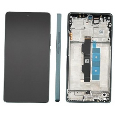 Ekranas Xiaomi Redmi Note 13 Pro 4G / Poco M6 Pro 4G su lietimui jautriu stikliuku ir rėmeliu Forest Green originalus (service pack) Ekranas Xiaomi Redmi Note 13 Pro 4G / Poco M6 Pro 4G su lietimui jautriu stikliuku ir rėmeliu Forest Green originalus (service pack)