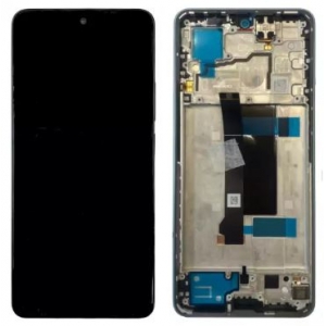 Ekranas Xiaomi Redmi Note 13 Pro 5G su lietimui jautriu stikliuku ir rėmeliu Ocean Teal (compatible with Poco X6 5G) originalus (service pack)