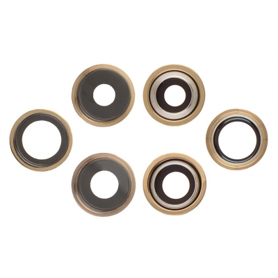 iPhone 13 Pro kameros stikliukas su rėmeliu Gold (3pcs) iPhone 13 Pro kameros stikliukas su rėmeliu Gold (3pcs)