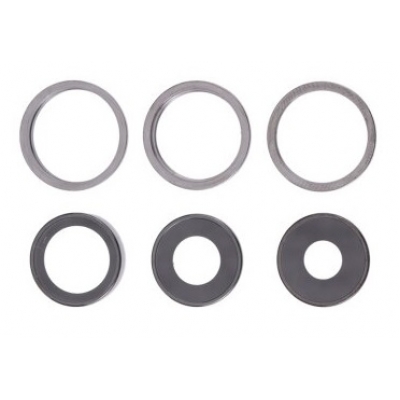 iPhone 13 Pro kameros stikliukas su rėmeliu Graphite (3pcs) iPhone 13 Pro kameros stikliukas su rėmeliu Graphite (3pcs)