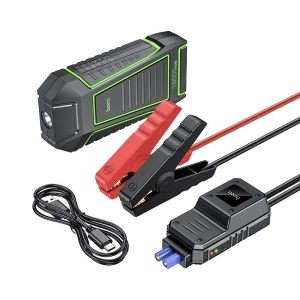 Išorinė baterija POWER BANK HOCO QS1 10000mAh juoda (with car emergency starter)