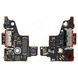 Lanksčioji jungtis Xiaomi 12 Lite su įkrovimo kontaktu ir mikrofonu originali (service pack)