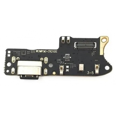 Lanksčioji jungtis Xiaomi Redmi 9T / Poco M3 įkrovimo kontakto su mikrofonu Lanksčioji jungtis Xiaomi Redmi 9T / Poco M3 įkrovimo kontakto su mikrofonu