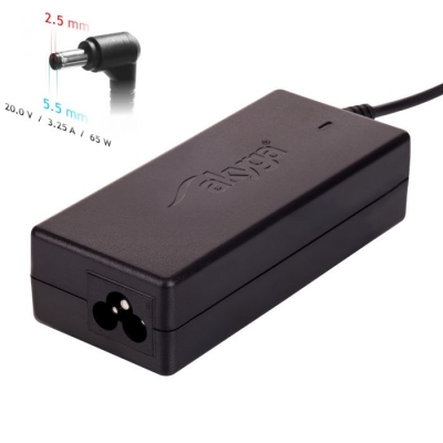 Nešiojamojo kompiuterio pakrovėjas Akyga AK-ND-17 (20V / 3.25A 65W 5.5 x 2.5mm) FUJITSU SIEMENS 1.2m Nešiojamojo kompiuterio pakrovėjas Akyga AK-ND-17 (20V / 3.25A 65W 5.5 x 2.5mm) FUJITSU SIEMENS 1.2m