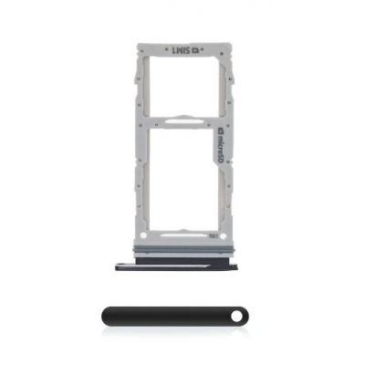 SIM kortelės laikiklis Samsung G980 / G981 / G985 / G986 / G988 S20 / S20 Plus / S20 Ultra Cosmic Black SIM kortelės laikiklis Samsung G980 / G981 / G985 / G986 / G988 S20 / S20 Plus / S20 Ultra Cosmic Black