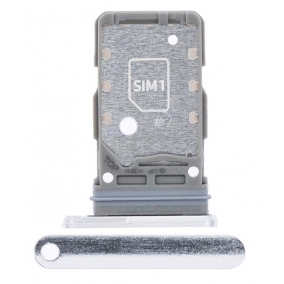 SIM kortelės laikiklis Samsung G991 / G996 / G998 S21 / S21 Plus / S21 Ultra Phantom White SIM kortelės laikiklis Samsung G991 / G996 / G998 S21 / S21 Plus / S21 Ultra Phantom White