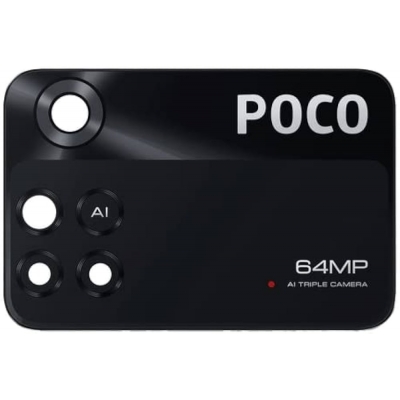 Xiaomi Poco M4 Pro 4G kameros stikliukas Black 64MP (only lens)