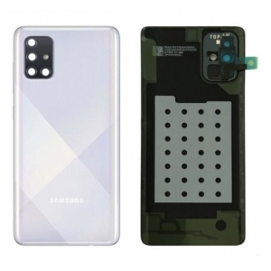 Galinis dangtelis Samsung A715 A71 2020 Prism Crush Silver originalus (used Grade C)