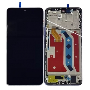 Ekranas Huawei Honor Magic4 Lite 5G / Honor X9 5G / X30 5G su lietimui jautriu stikliuku ir rėmeliu Black