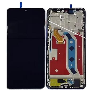 Ekranas Huawei Honor Magic4 Lite 5G / Honor X9 5G / X30 5G su lietimui jautriu stikliuku ir rėmeliu Black Ekranas Huawei Honor Magic4 Lite 5G / Honor X9 5G / X30 5G su lietimui jautriu stikliuku ir rėmeliu Black