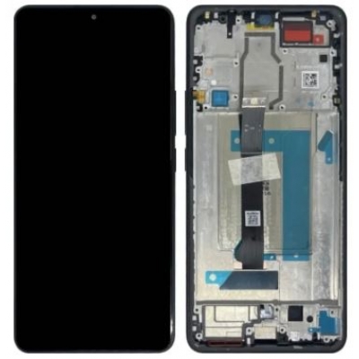 Ekranas Xiaomi Poco F6 su lietimui jautriu stikliuku ir rėmeliu Black originalus (service pack) Ekranas Xiaomi Poco F6 su lietimui jautriu stikliuku ir rėmeliu Black originalus (service pack)