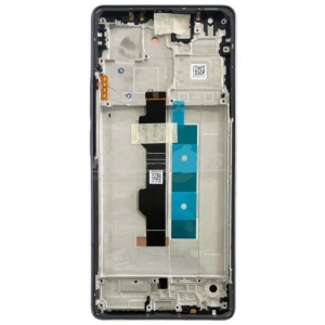 Ekranas Xiaomi Poco M6 Pro 4G / Note 13 Pro 4G su lietimui jautriu stikliuku ir rėmeliu Black originalus (service pack)