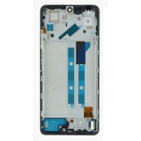 Ekranas Xiaomi Redmi Note 11 Pro / Redmi Note 11 Pro 5G / Poco X4 Pro 5G su lietimui jautriu stikliuku ir rėmeliu Graphite Grey originalus (service pack)