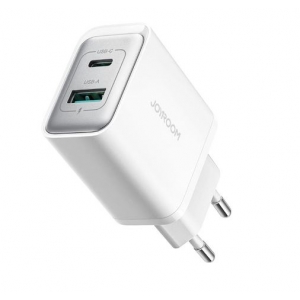 Įkroviklis JOYROOM (TCF15) (1xUSB-C;1xUSB 3A 30W) baltas