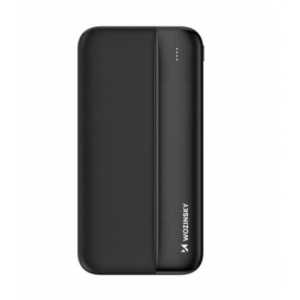 Išorinė baterija POWER BANK Wozinsky (WPBBK1) 10000mAh (2xUSB; LCD) juoda