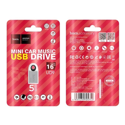 Atmintinė HOCO UD9 Mini Car Music USB 2.0 16GB Atmintinė HOCO UD9 Mini Car Music USB 2.0 16GB