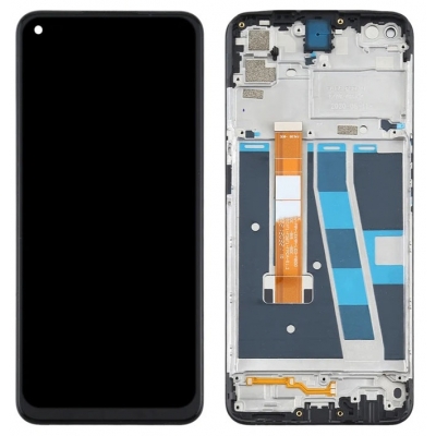 Ekranas Oppo A52 4G su lietimui jautriu stikliuku ir rėmeliu Black originalus (used Grade B) Ekranas Oppo A52 4G su lietimui jautriu stikliuku ir rėmeliu Black originalus (used Grade B)